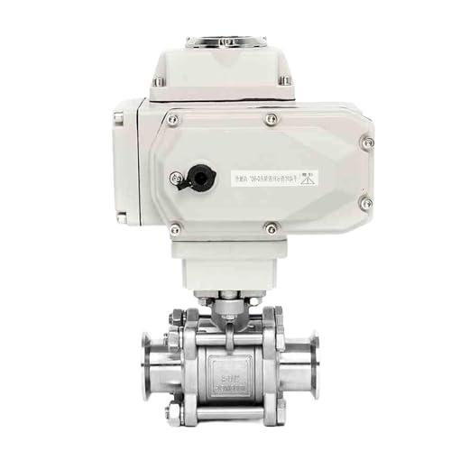 1,5-Zoll-Zweiwege-Hochplattform-Kugelhahn Φ45 Edelstahl-Klemmen-Elektrokugelhahn 220 V 24 V(220VAC) von MRNUPLUM