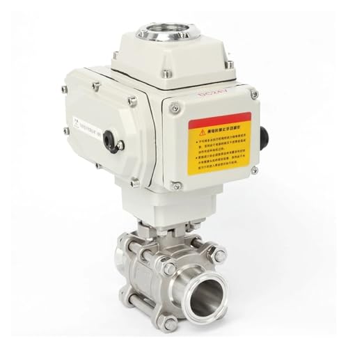 1 Zoll Zweiwege-Hochplattform-Kugelhahn Φ32 Edelstahl-Hülsentyp elektrischer Kugelhahn 220 V 24 V(220VAC) von MRNUPLUM