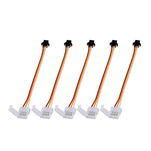 5 Stück 3-poliges SM-JST-LED-Streifenlicht-Anschlusskabel for 10 mm WS2811 WS2812B Fantasy Ribbon Light for Controller, kein Löten 5 Stück 3-poliges SM-JST-LED-Streifenlicht-Anschlusskabel for 10 mm WS2811 WS2812B Fantasy Ribbon Light for Controller, kein Löten von MRNUPLUM