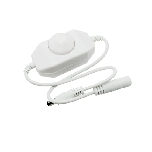 DC5-24V manueller einfarbiger LED-Dimmer mit Einstellbarer Helligkeit, geeignet for Schlafzimmermodul-LED-Lichtleiste(White) von MRNUPLUM