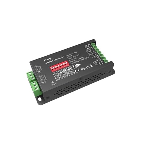 LED RGBW 4-Kanal-DMX512- und RDM-Decoder mit konstanter Spannung 3528 5050 RGBW-Farb-DMX512-Decoder 12V24 4ChX6A LED RGBW 4-Kanal-DMX512- und RDM-Decoder mit konstanter Spannung 3528 5050 RGBW-Farb-DMX512-Decoder 12V24 4ChX6A von MRNUPLUM