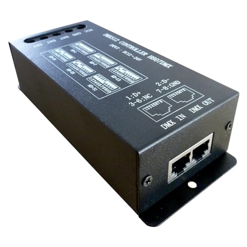 MRNUPLUM H807DMX DMX512 Controller SPI Dekodierung 1024 Pixel RGB Controller 14 Kanal Controller for WS2812 WS2813 Bühnenlicht MRNUPLUM H807DMX DMX512 Controller SPI Dekodierung 1024 Pixel RGB Controller 14 Kanal Controller for WS2812 WS2813 Bühnenlicht von MRNUPLUM
