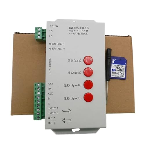 MRNUPLUM T1000S 2048 Pixel DMX 512 Controller SD-Karte WS2801 WS2811 WS2812B LPD6803 LED-Lichtleiste DC5V 12V 24V RGB Vollfarb-Controller MRNUPLUM T1000S 2048 Pixel DMX 512 Controller SD-Karte WS2801 WS2811 WS2812B LPD6803 LED-Lichtleiste DC5V 12V 24V RGB Vollfarb-Controller von MRNUPLUM