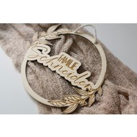 Namensschild Türschild Familienschild Holzschild Personalisiert Geschenk Geburtstag Hochzeit Gravur Hochzeitsgeschenk Geburtstaggeschenk von MRSDECODE