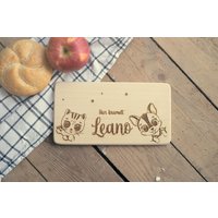 Personalisiertes Frühstücksbrettchen Mit Gravur "Beste Freunde", Frühstücksbrett, Vesperbrett | Geschenk Für Kinder von MRSDECODE