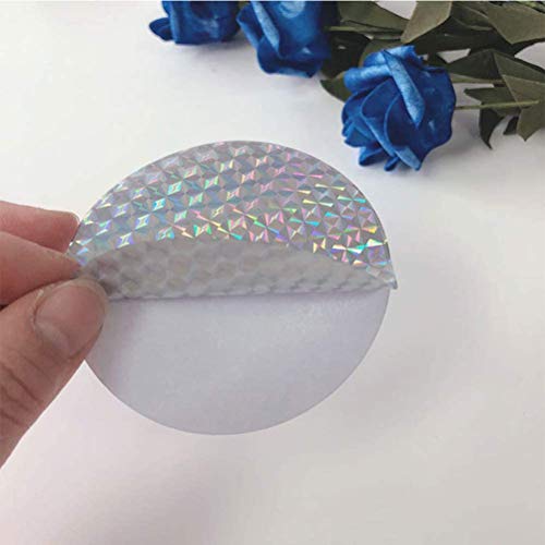 Anti -Vogel -Reflektoren Doppelseitiger Reflektierender Barriere Garten Rasenschutz für Obstbäume Zäune Geländer Decks PVC -Material 7,5 cm Durchmesser 20pcs (Silber) von MRSTORY