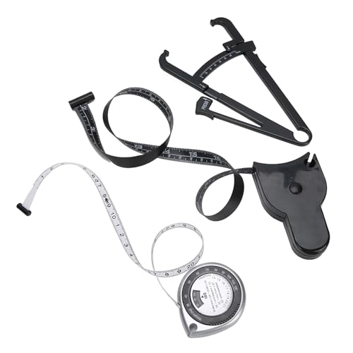 Fettsuchungsbahn Körpermessung Lineal Messen Sie Klebeband Taille Bein Armmesswerkzeuge Geeigneter Kopf Baby PVC Plastikwiderstand Schwarz Farbe Dual-Seite-Skala von MRSTORY