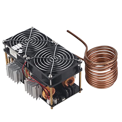 MRSTORY 1800W ZVS -Induktionsheiztafelmodul Hochleistungs -Flyback -Treiberheizung Zum Schmelzen von Gold Silber Kupfer Aluminium Metall mit Graphit Crucible 12 48 V DC Netzt von MRSTORY