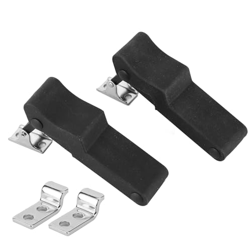 MRSTORY Gummispeicherverriegelung Flexibler Langlebiger Stoßdämpfungsverschluss für Sportsman 450 570 850 Touring ETX Schwarz Edelstahl 2pcs von MRSTORY