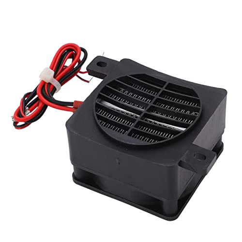 MRSTORY PTC -Lüfterheizung Keramikluftheizung 12V 50W Kompakte Effiziente Heizungslösung für Kleine Räume Verstärkte Nylonschale 60 X 60 X 42 Mm von MRSTORY