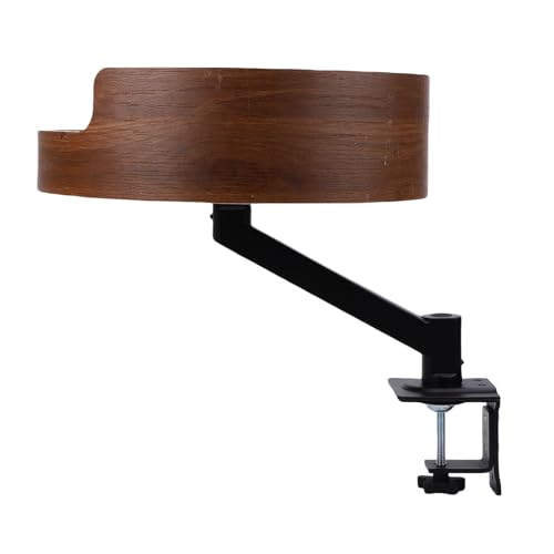MRSTORY Schreibtisch Katzenbett 360 Einstellbare Rotierende Hebebare Runde Form Desktop -Katzen -Hängematte Barsch für Home Office Study Room von MRSTORY
