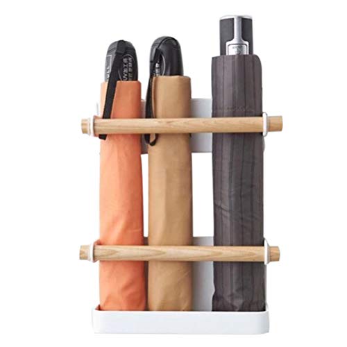 MRSTORY Selbstkleber Wandmontierter Dachregal Langlebiger Magnetpaste Regenschirmhalter für Haushaltsvorräte über Türwand und Kleiderschrank 18x6,5 X 8 cm 18x6.5x5 cm (Weiß) von MRSTORY