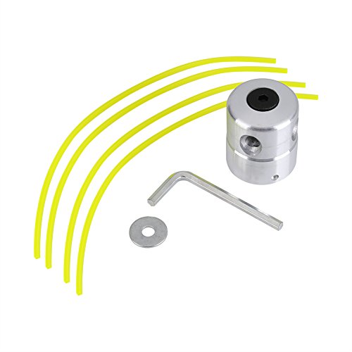 MRSTORY Universeller Aluminium -Trimmerkopf mit Strimmer Line Set Haltbares Grasschneiderzubehör Meisten Rasenmäher Praktische und Kompakte Größe 5,6 X von MRSTORY