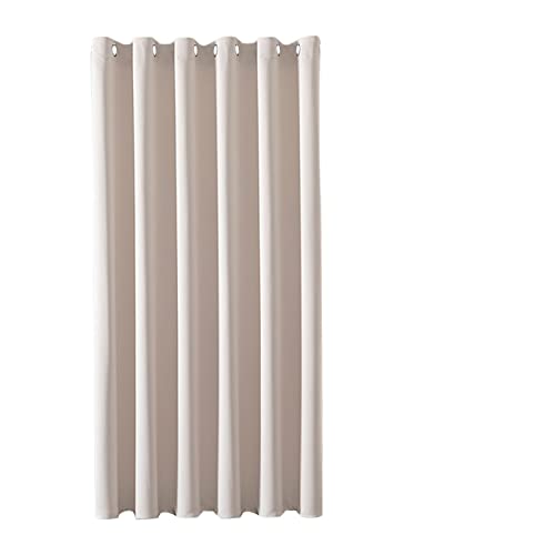 MRTREES Vorhang Blickdicht Gardinen Thermovorhang mit Ösen Verdunklungsvorhang Ösenschal Vorhänge Modern 183×228cm(H×B) Beige Creme 1er Set für Hotels Büros Wohnzimmer Schlafzimmer Kinderzimmer von MRTREES