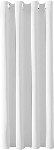 MRTREES Vorhang Blickdicht Gardinen mit Ösen Thermovorhang Verdunklungsvorhang Ösenschal für Wohnzimmer Schlafzimmer Kinderzimmer, Weißgrau, 1 Stück MRTREES Vorhang Blickdicht Gardinen mit Ösen Thermovorhang Verdunklungsvorhang Ösenschal für Wohnzimmer Schlafzimmer Kinderzimmer, Weißgrau, 1 Stück von MRTREES