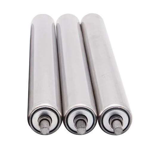 Edelstahl-Förderrolle, Förderrolle aus Edelstahl, 2 Zoll Durchmesser, mehrere Größen, 2er-Pack, 3er-Pack, 5er-Pack(3 Pack,L 12in/305mm) von MRVAKDYDI