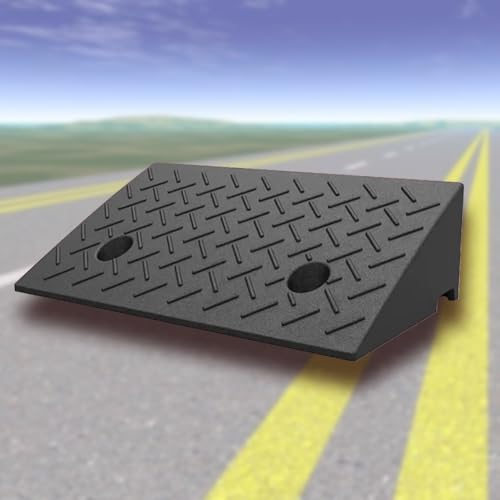 MRVAKDYDI Die klappbare Rollstuhlrampe Bordsteinrampe Schwarz Mehrere Größen(50x30x15cm) von MRVAKDYDI