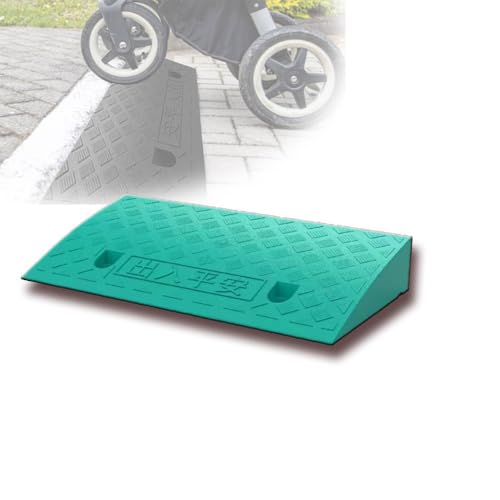 MRVAKDYDI Die klappbare Rollstuhlrampe Rollstuhl-Bordsteinrampe, Mehrfarbig, mehrere Größen(Green,50x27x10cm) von MRVAKDYDI