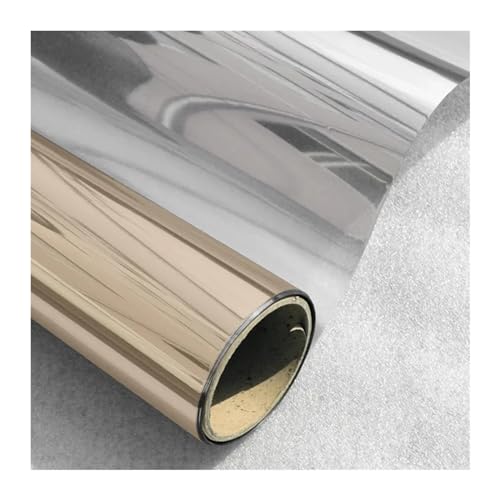 MRVAKDYDI Fensterfolie Sichtschutzfolie, Einweg-Spiegel-Sichtschutzfolie for Fenster, blockiert Sonne und Hitze, Mehrfarbig, mehrere Größen(Brown,60x500 cm) von MRVAKDYDI