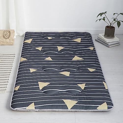 MRVAKDYDI Matratze Japanische Bodenmatratze, Japanische Futon Roll Up Klappbett Matratze Doppelte Größe Königin Multicolor Mehrere Größen(A,90 * 200CM) von MRVAKDYDI