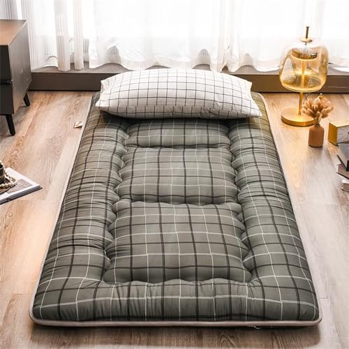 MRVAKDYDI Matratze Japanische Bodenmatratze, Japanische Futon Roll Up Klappbett Matratze Doppelte Größe Königin Multicolor Mehrere Größen(F,90 * 200CM) von MRVAKDYDI