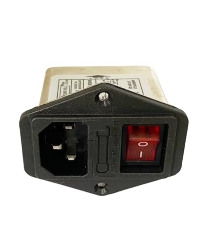 MRVAKDYDI Power Filter, Cw2b Elektromagnetischer Interferenzfilterschalter und Netzfilterbuchse 220 V, mehrere Größen(CW2B -10A -T with Light) von MRVAKDYDI