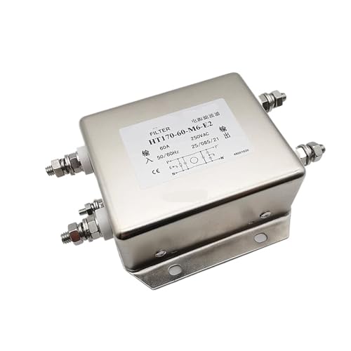 MRVAKDYDI Power Filter, Einphasiger elektromagnetischer Interferenzfilter HT170 Serie 3A-100A(HT170-60-M6-E2 60A) von MRVAKDYDI