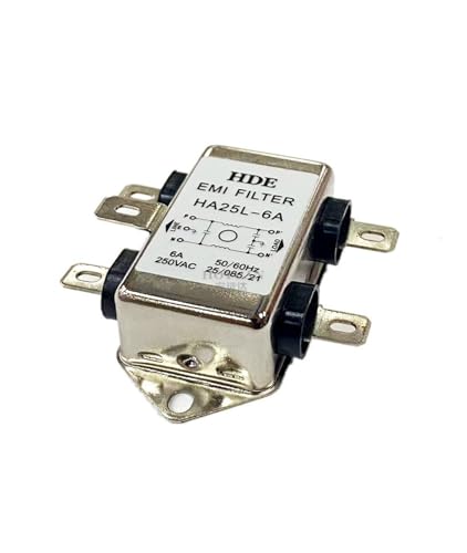 MRVAKDYDI Power Filter, Netzfilter Elektromagnetischer Interferenzfilter 220 V AC Mehrere Größen(HA25L-6A) von MRVAKDYDI