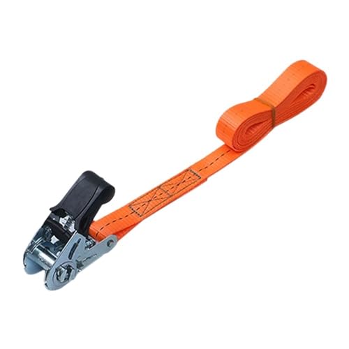 MRVAKDYDI Ratschengurte, Ratschengurte, Ladungssicherung, endlos, ohne Haken, Mehrfarbig, 3–5 m x 2,5 cm(Orange 5mx2.5cm) von MRVAKDYDI