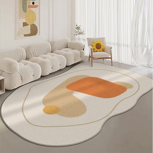 MRVAKDYDI Weiche Heimtextilien Teppiche Wohnzimmer, Kaschmir-Imitat, getufteter Teppich, rutschfest, for Schlafzimmer, Innenbereich, Plüsch, flauschig, weich, Teppichunterlage von MRVAKDYDI