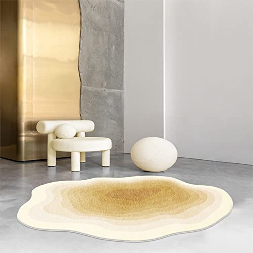 MRVAKDYDI Weiche Heimtextilien Teppiche Wohnzimmer, Moderner Teppich Unregelmäßige Form Wohnkultur Bereich Teppich Wohnzimmer Teppich for Schlafzimmer Esszimmer(C,55 x 79 cm) von MRVAKDYDI