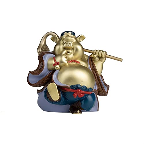 MRVAKDYDI Zen'Light Gold Buddha Statue, Messing-Buddha-Mönch-Statuen, Reise in den Westen-Thema, handgefertigt, Schreibtisch-Dekor, 2 Stück MRVAKDYDI Zen'Light Gold Buddha Statue, Messing-Buddha-Mönch-Statuen, Reise in den Westen-Thema, handgefertigt, Schreibtisch-Dekor, 2 Stück von MRVAKDYDI