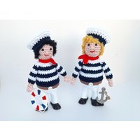 Matrose Seemann Eierwärmer Eierbecher Maritim Moin Deko Nordsee Ostsee Anker Sommer Urlaub Gutschein Geldgeschenk von MRWolldesign