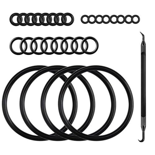 MRbrew Homebrew Dichtungsset, 20 Stück Corny Kegging Dichtung O-Ring Ersatz Bier Soda Washer Kit für Cornelius Keg Deckel Ball Lock Keg Post Dip Tube mit O-Ring-Entfernungswerkzeug MRbrew Homebrew Dichtungsset, 20 Stück Corny Kegging Dichtung O-Ring Ersatz Bier Soda Washer Kit für Cornelius Keg Deckel Ball Lock Keg Post Dip Tube mit O-Ring-Entfernungswerkzeug von MRbrew