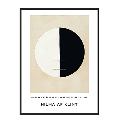 MReinart Hilma Af Klint Standpunkt Buddhas auf der Erde Nr. 3a 1920 Abstrakte Kunst Vintage Poster Spirituell Skandinavisch Ungerahmt (DIN A2) von MReinart