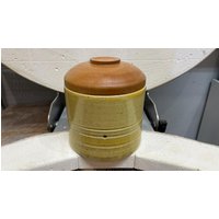 Knoblauchtopf Mit Holzdeckel von MRkeramik