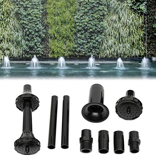 MRlegendary Springbrunnen-Sprühkopf-Set -3 Springbrunnenmuster Für Springbrunnenköpfe Für Teiche: Blüten-, Pilz- Und Zweistufige Muster (9 Sets) von MRlegendary