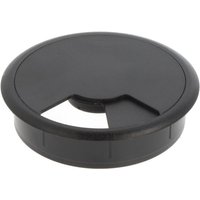 Ms Beschläge - 2er Pack 80mm ø Kabeldurchführung Kabeldurchlass schwarz Kunststoff Kabeldose Ms Beschläge - 2er Pack 80mm ø Kabeldurchführung Kabeldurchlass schwarz Kunststoff Kabeldose von MS BESCHLÄGE