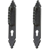 2er Set Stoßgriff Ziehgriff Türgriff Torgriff Schmiedeeisen Schwarz matt pz 2er Set Stoßgriff Ziehgriff Türgriff Torgriff Schmiedeeisen Schwarz matt pz von MS BESCHLÄGE