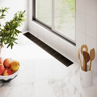 Ms Beschläge - Aluminium Stegblech 60mm x 300mm Braun eloxiert C4 Lüftungsgitter Heizungsdeckel Lüftung von MS BESCHLÄGE