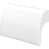 Ms Beschläge - Balkontürgriff Ziehgriff Aluminium Terrassentürgriff Deluxe Türgriff hochwertig Weiß RAL9016 von MS BESCHLÄGE