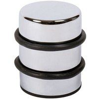 Ms Beschläge - Bodentürstopper h 80mm vers. Farben Türstopper massiv Metall rutschfest Chrom glänzend von MS BESCHLÄGE