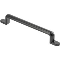 Ms Beschläge - Hochwertiger Möbelgriff Designgriff Schubladengriff Schrankgriff massiv Zamak Schwarz matt 128mm von MS BESCHLÄGE