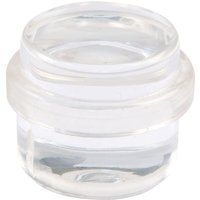Ms Beschläge - Kunststoff Bodentürstopper Selbstklebend Türpuffer Transparenter Türstopper von MS BESCHLÄGE