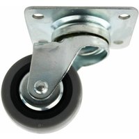 Möbelrolle Transportrolle aus Metall mit Anschraubplatte Rolle aus Gummi Ø50mm Möbelrolle Transportrolle aus Metall mit Anschraubplatte Rolle aus Gummi Ø50mm von MS BESCHLÄGE