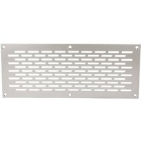 Ms Beschläge - Aluminium Lochblech 400x100mm F1 Lüftungsgitter Lochung 20x3mm silber eloxiert von MS BESCHLÄGE
