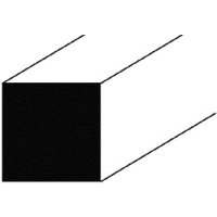Ms Beschläge - Aluminium Vollmaterial Vierkantprofil 8x8mm natur eloxiert 2 verschiedene Längen 2 Meter von MS BESCHLÄGE