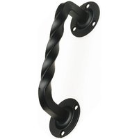 Antik rustikaler Stoßgriff Türbeschlag aus Schmiedeeisen Grifflänge 253 mm Antik rustikaler Stoßgriff Türbeschlag aus Schmiedeeisen Grifflänge 253 mm von AMIG