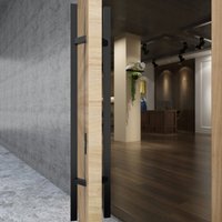 Ms Beschläge - Außentürbeschlag Haustürbeschlag Stoßgriff Schwarz La 300mm beidseitige Befestigung Ms Beschläge - Außentürbeschlag Haustürbeschlag Stoßgriff Schwarz La 300mm beidseitige Befestigung von MS BESCHLÄGE