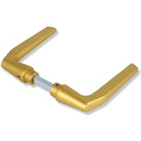 Ms Beschläge - Drückerpaar aus Aluminium Gold Türgriff Türklinke Türöffner Türbeschlag Griffpaar Ms Beschläge - Drückerpaar aus Aluminium Gold Türgriff Türklinke Türöffner Türbeschlag Griffpaar von MS BESCHLÄGE